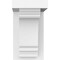 Ekena Millwork Standard Warren Architectural Grade PVC Bracket, 5"W x 9"D x 9"H BKTP05X09X09WAR - alternate 4